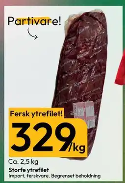 Gigaboks Storfe ytrefilet, NOK 329 tilbud