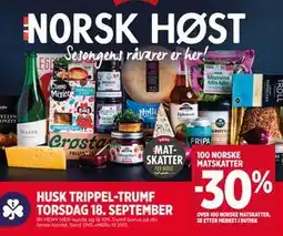 Meny 100 NORSKE MATSKATTER tilbud