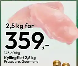 Gigaboks Kyllingfilet 2,6 kg, NOK 359 tilbud