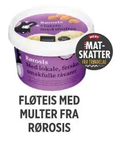 Meny FLØTEIS MED MULTER FRA RØROSIS tilbud