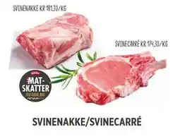 Meny SVINENAKKE/SVINECARRÉ tilbud