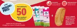Matkroken 1 valgfritt grovbrød + 1 liter melk fra Tine, Medlemspris tilbud
