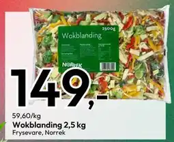 Gigaboks Wokblanding 2,5 kg, NOK 149 tilbud