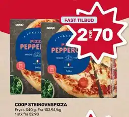 Matkroken COOP STEINOVNSPIZZA, NOK 70 tilbud
