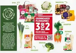 Meny GRØNNSAKER PLUKK&MIKS tilbud