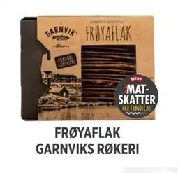 Meny FRØYAFLAK GARNVIKS RØKERI tilbud