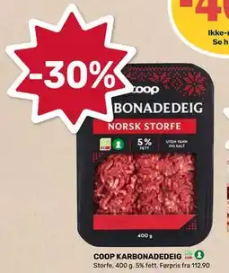 Matkroken COOP KARBONADEDEIG tilbud