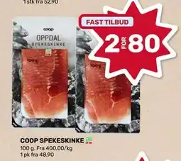 Matkroken COOP SPEKESKINKE, NOK 80 tilbud