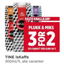 Meny TINE IsKaffe tilbud