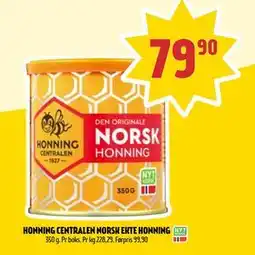 Coop Prix HONNING CENTRALEN NORSK EKTE HONNING, NOK 79.9 tilbud