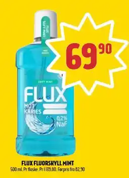Coop Prix FLUX FLUORSKYLL MINT, NOK 69.9 tilbud