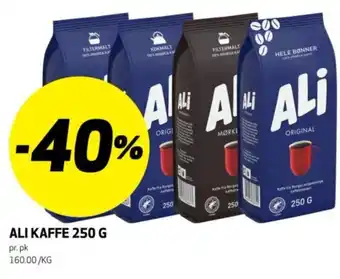 Bunnpris ALI Kaffe tilbud