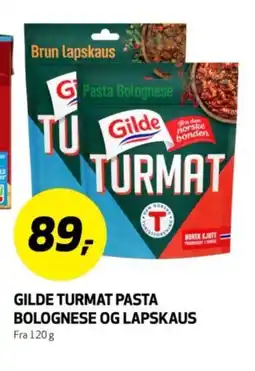 Bunnpris GLIDE Turmat pasta bolognese og lapskaus tilbud