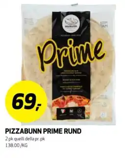 Bunnpris Pizzabunn prime rund tilbud