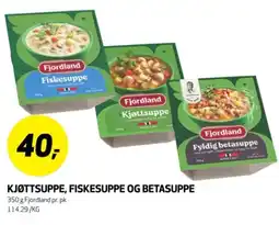 Bunnpris Kjøttsuppe, fiskesuppe og betasuppe tilbud