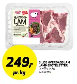 Bunnpris GILDE Hverdagslam lammekoteletter tilbud