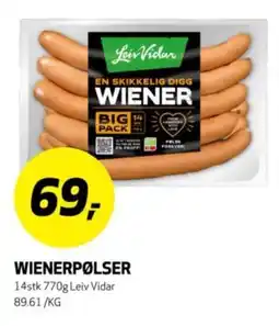 Bunnpris Wienerpølser tilbud