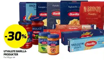 Bunnpris Utvalgte barilla- produkter tilbud