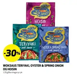 Bunnpris Woksaus teriyaki, oyster & spring onion og hoisin tilbud