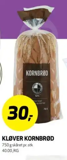 Bunnpris Kløver kornbrød tilbud
