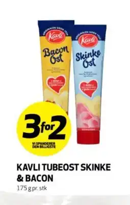 Bunnpris Kavli tubeost skinke & bacon tilbud