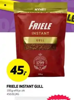 Bunnpris FRIELE Instant gull tilbud