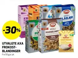 Bunnpris Utvalgte axa frokost- blandinger tilbud