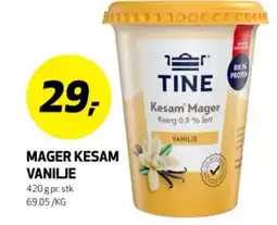 Bunnpris Mager kesam vanilje tilbud