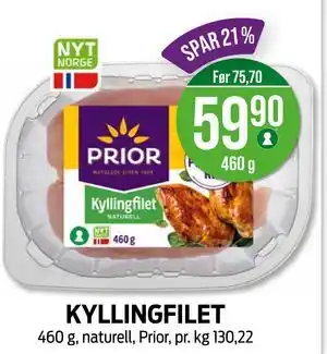 Kiwi KYLLINGFILET, NOK 59.9 tilbud
