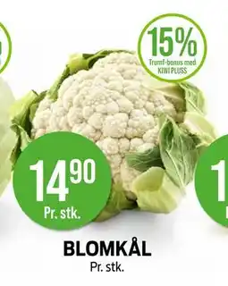 Kiwi BLOMKÅL, NOK 14.9 tilbud