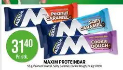 Kiwi MAXIM PROTEINBAR, NOK 31.4 tilbud