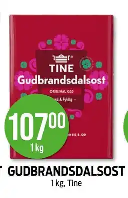 Kiwi GUDBRANDSDALSOST, NOK 107 tilbud