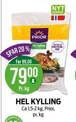 Kiwi HEL KYLLING, NOK 79 tilbud