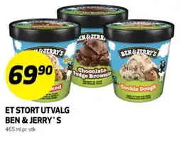 Bunnpris BEN&JERRY'S Et stort utvalg tilbud