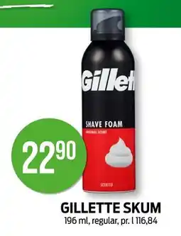 Kiwi GILLETTE SKUM, NOK 22.9 tilbud