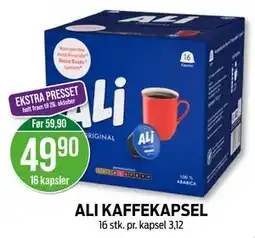 Kiwi ALI KAFFEKAPSEL, NOK 49.9 tilbud