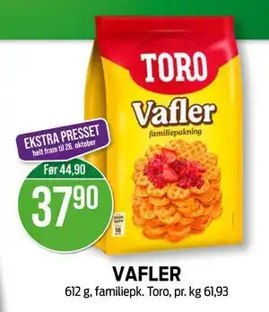 Kiwi VAFLER, NOK 37.9 tilbud