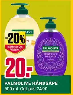 Europris PALMOLIVE HÅNDSÅPE, NOK 20 tilbud