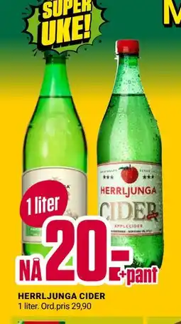 Europris HERRLJUNGA CIDER, NOK 20 tilbud