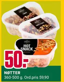 Europris NØTTER, NOK 50 tilbud