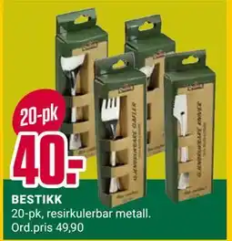 Europris BESTIKK, NOK 40 tilbud