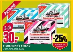 Europris FISHERMAN'S FRIEND, NOK 30 tilbud