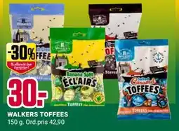Europris WALKERS TOFFEES, NOK 30 tilbud