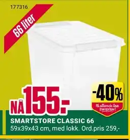 Europris SMARTSTORE CLASSIC 66, NOK 155 tilbud