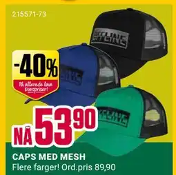 Europris CAPS MED MESH, NOK 53.9 tilbud