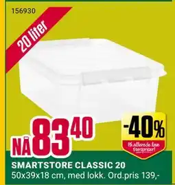 Europris SMARTSTORE CLASSIC 20, NOK 83.4 tilbud