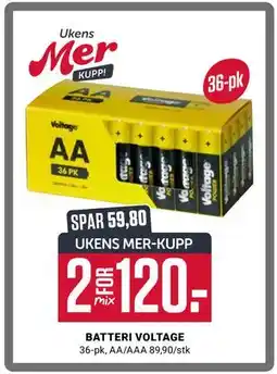 Europris BATTERI VOLTAGE, App-pris tilbud