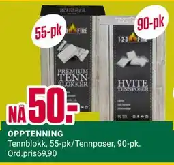 Europris OPPTENNING, NOK 50 tilbud