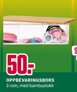 Europris OPPBEVARINGSBOKS, NOK 50 tilbud