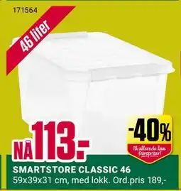 Europris SMARTSTORE CLASSIC 46, NOK 113 tilbud
